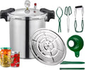 25 Quart Schnellkochtopf für Induktion mit Digitalmanometer und Dampfgareinsatz