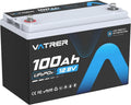 12V 100Ah LiFePO4 Batterie mit Kälteschutz & 100A BMS, über 5000 Zyklen, 1280W für Wohnwagen, Camping, Boot & Solarsysteme