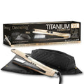 Demeliss Saint Algue Dampfglätter Set mit Titan, 2-in-1 Matte, Feuchtigkeitspflege, alle Haartypen