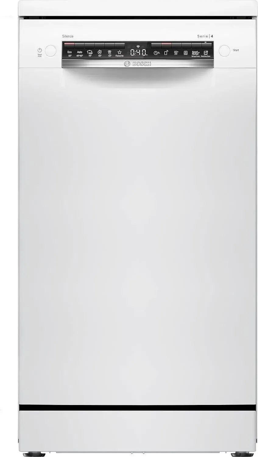 Bosch 45 cm Serie 4 Geschirrspüler, AquaStop, Extra Trocken, EcoSilence Drive, Weiß