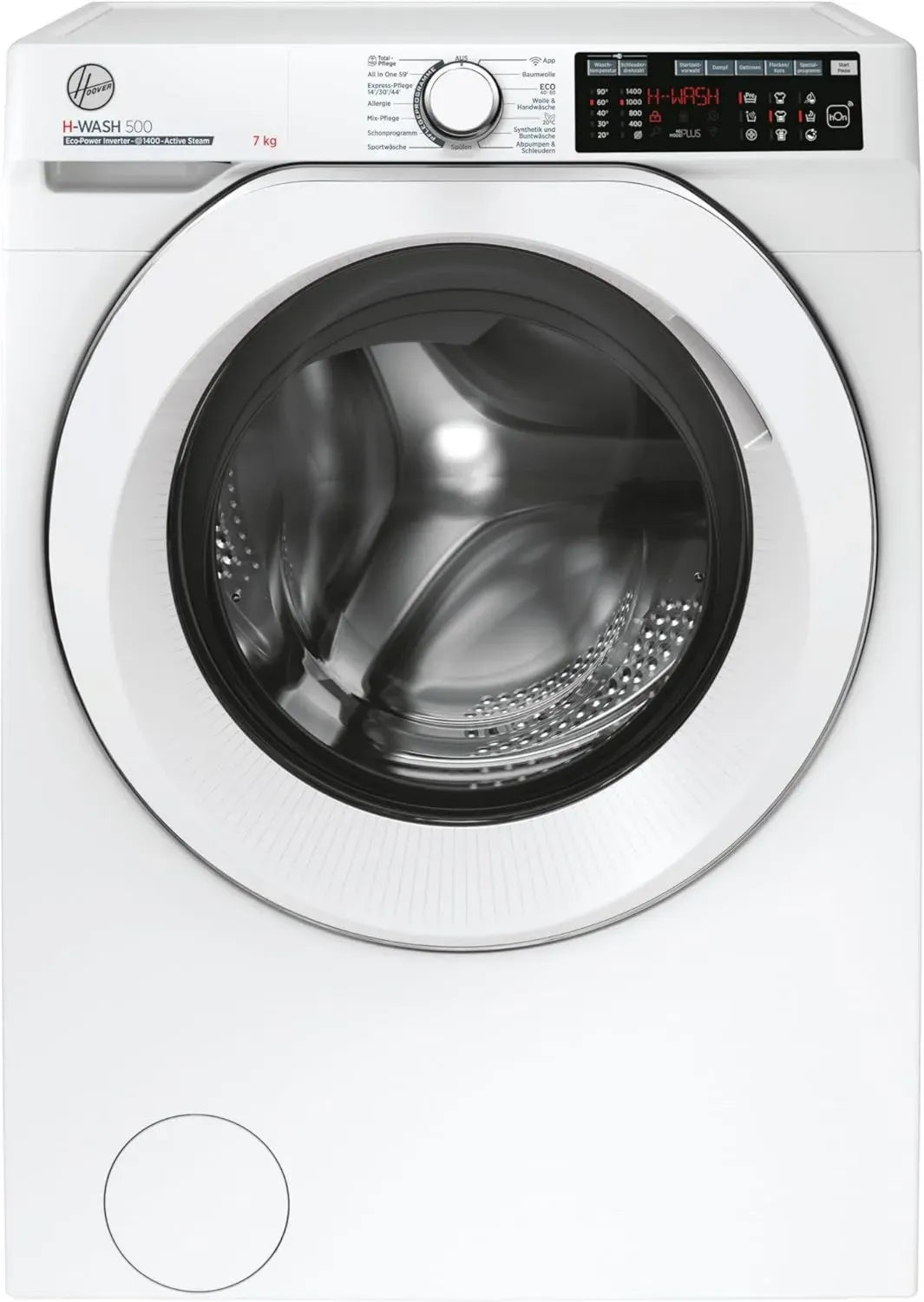 Hoover H-WASH 500 Waschmaschine 7 kg, Eco Inverter, Wi-Fi & Bluetooth, Dampf