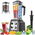 Teendow Hochleistungs-Standmixer, 1800W, 2L Behälter & 600ml Mühle, Eiszerkleinerer, BPA-frei (Silber)