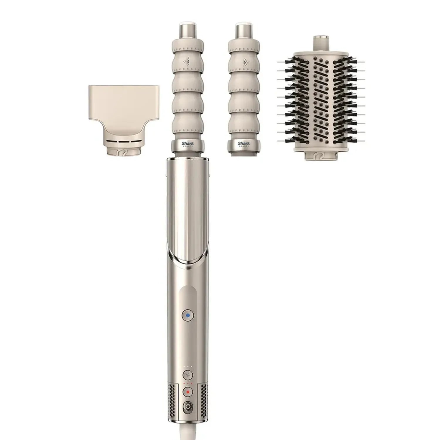 Shark FlexStyle 3-in-1 Haartrockner mit Auto-Lockenaufsatz, Ovalbürste & Konzentrator, Schonend für Haar, StarDust Modell