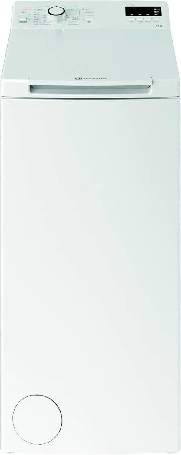 Bauknecht WAT Smart Eco Toplader Waschmaschine 6 kg, 1200 U/min, Energiesparend, Mehrfachwasserschutz, Frischfinish