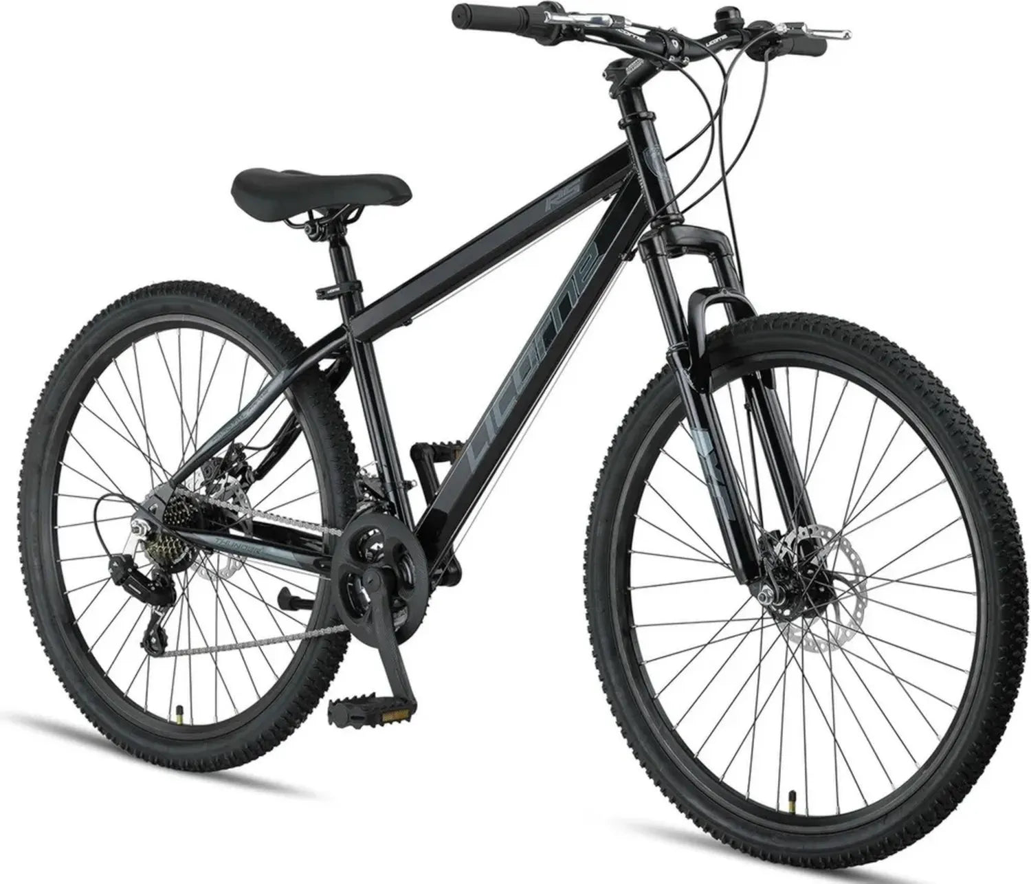 Licorne Bike Thunder Premium MTB mit Scheibenbremsen - Größen: 20 bis 29 Zoll, für Kinder und Erwachsene