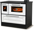 Multifunktionaler Kaminofen mit Backfach, Herdplatte und 8 kW Leistung