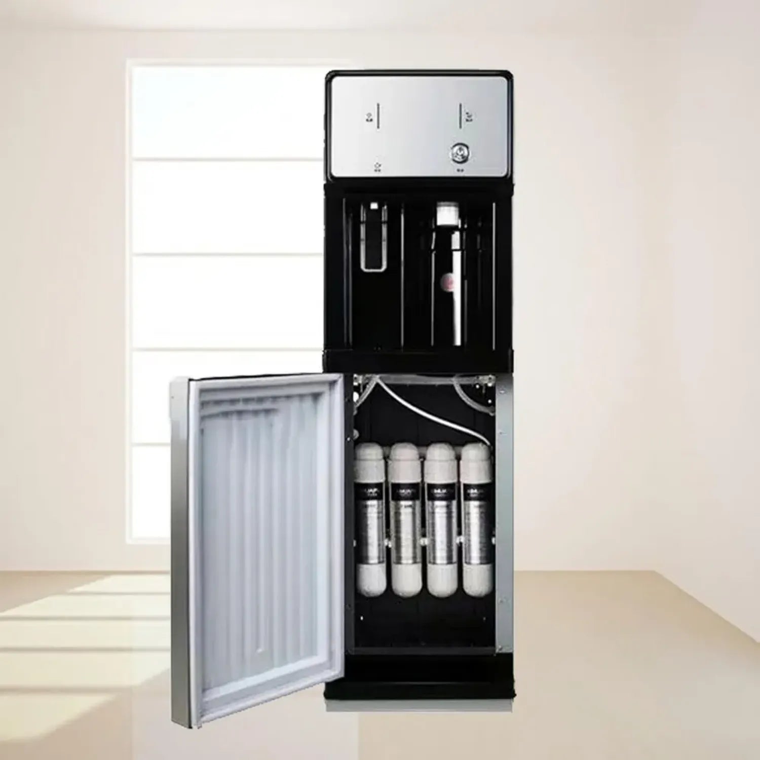 Elektrischer Wasserspender mit 4-Stufen-Filter und Temperaturregelung