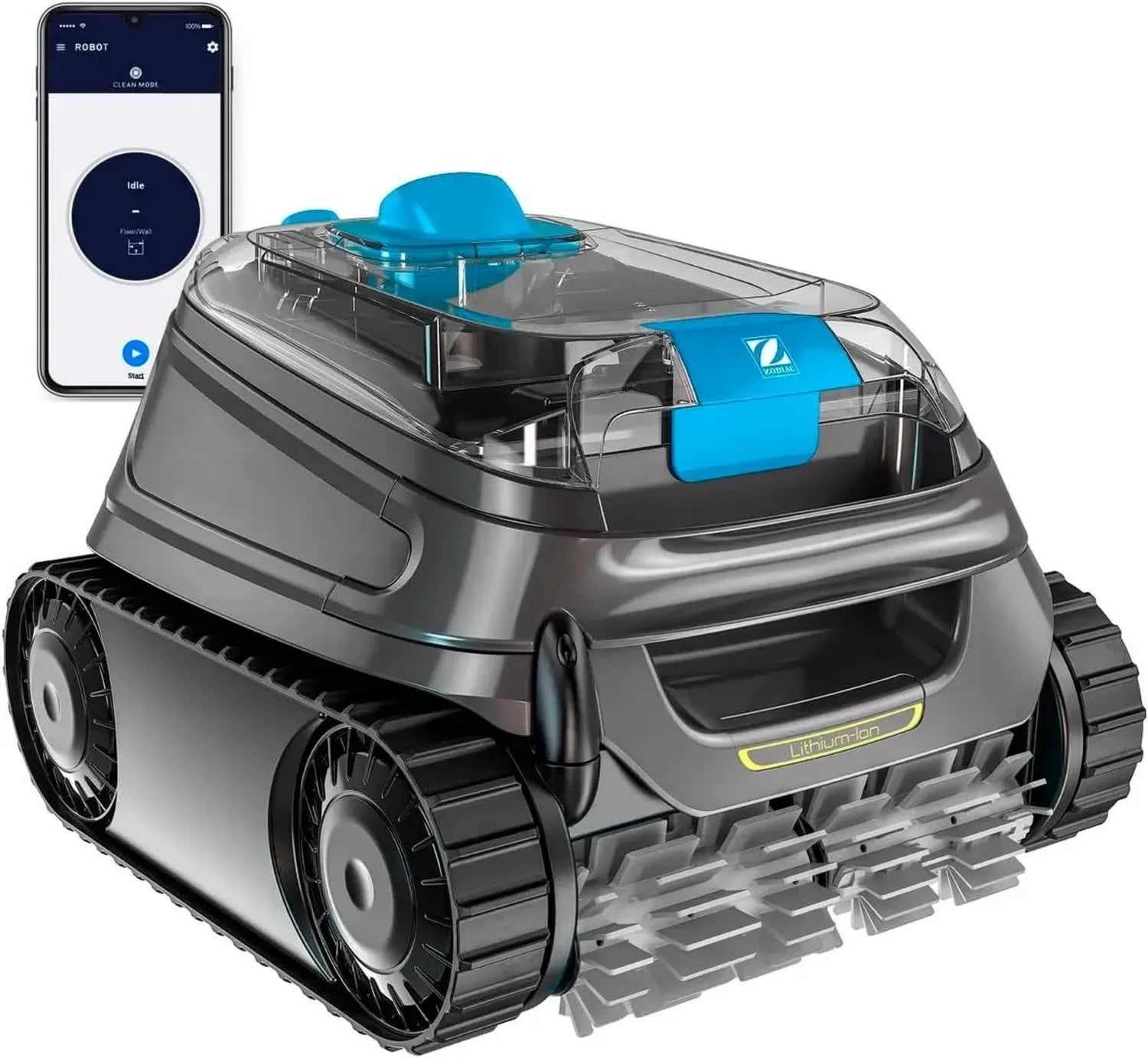 Zodiac Freedom CNX-Li 52: Intelligenter, kabelloser Poolreiniger mit Lithium-Akku, iAquaLink-App & Feinfiltration für Pools bis 10x5m