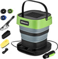 Tragbarer Hochdruckreiniger 12L, Akku 2000mAh, Ideal für Terrasse, Camping und Haustiere