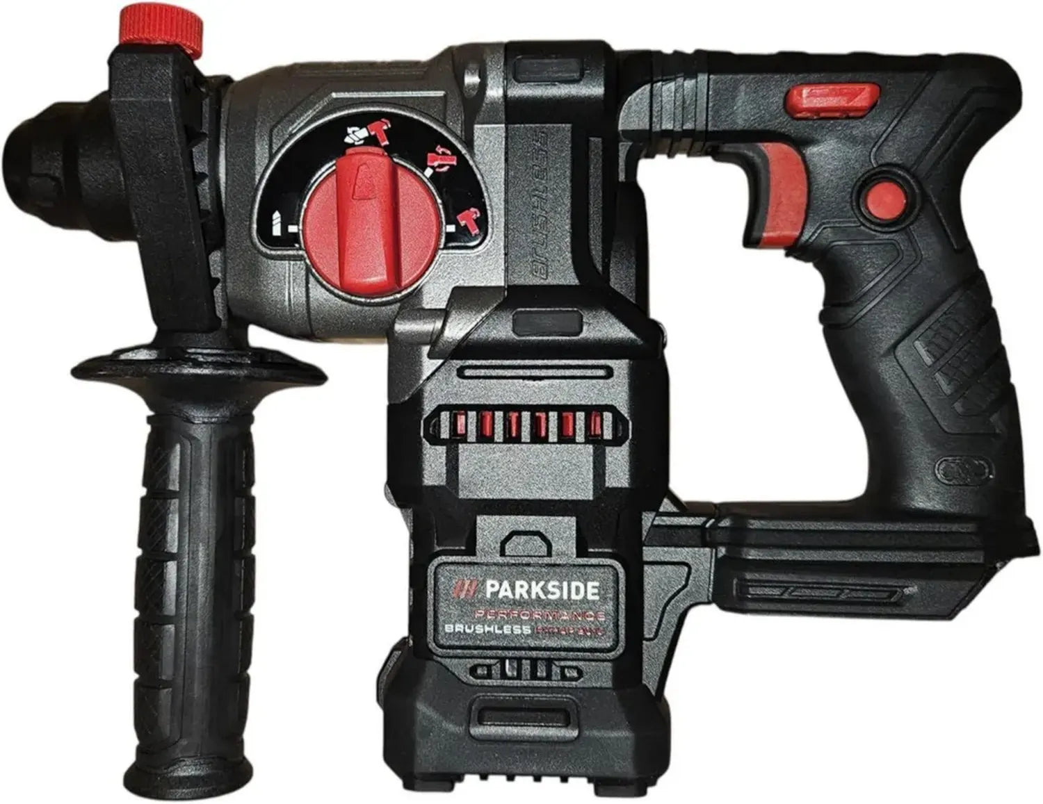 Parkside PERFORMANCE Akku-Kombihammer 20V, bürstenloser Motor, 4,0 Ah, Ladegerät und Koffer