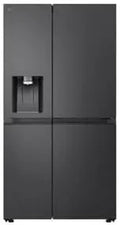 LG Side-by-Side Kühlschrank 628L mit Wasserspender und Wi-Fi in Schwarz