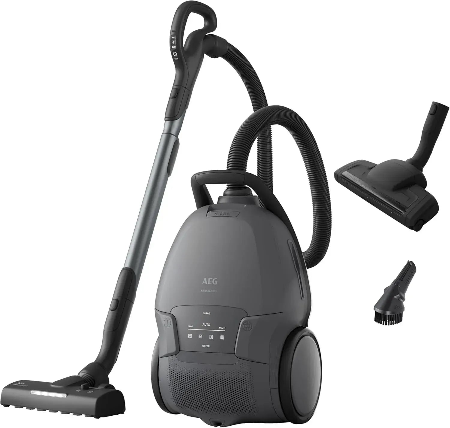 AEG Animal 8000 Staubsauger, Testsieger, starke Leistung, Recyclingmaterial, Tierhaardüse, HEPA-Filter, 12m Kabel, LED-Licht