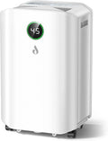 Elektrischer Luftentfeuchter 20L/Tag, mit Feuchtigkeitssensor, 24-Stunden-Timer, 3L Tank, kontinuierliche Entwässerung, ideal für Zuhause und Keller