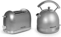 SCHNEIDER Retro Frühstücksset – Toaster und Wasserkocher, 1,7 l, 360° Basis, Überhitzungsschutz, 6 Bräunungsstufen, Krümelschublade