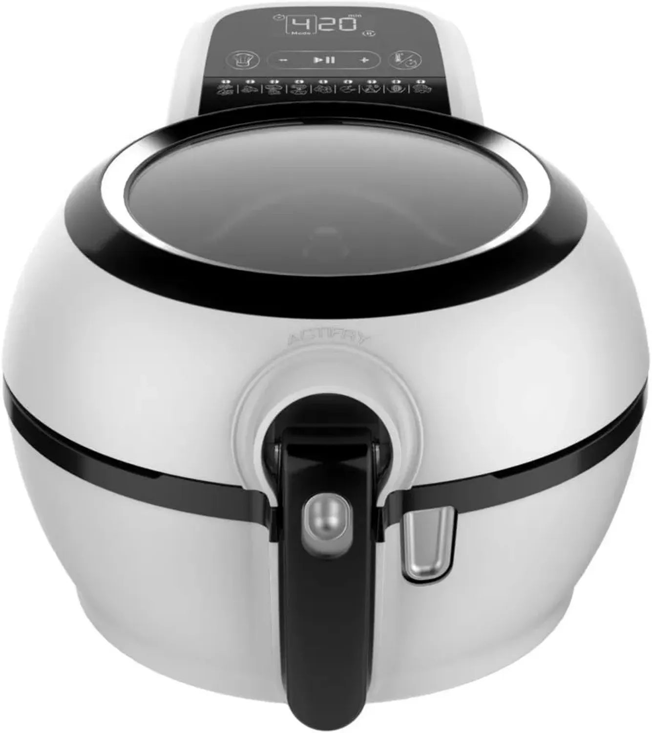 Heißluftfritteuse Seb Actifry Genius, 1350 W, 1,2 kg Kapazität, berührungsgesteuert, Schwarz/Weiß
