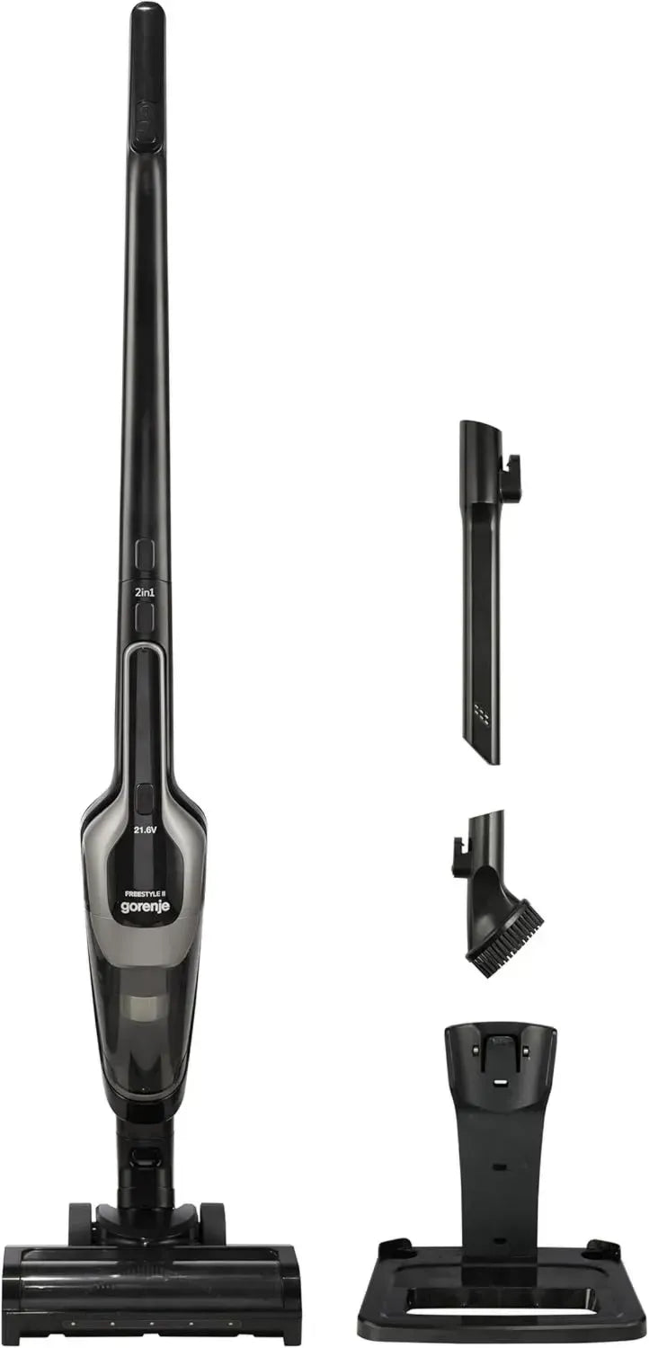 Gorenje Akku-Staubsauger 132W, 55 Minuten Laufzeit, 0,6L Behälter, Turbobürste