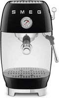 Smeg Manuelle Espressomaschine, Thermoblock, Dampfdüse, 1,4L Wassertank, Schwarz