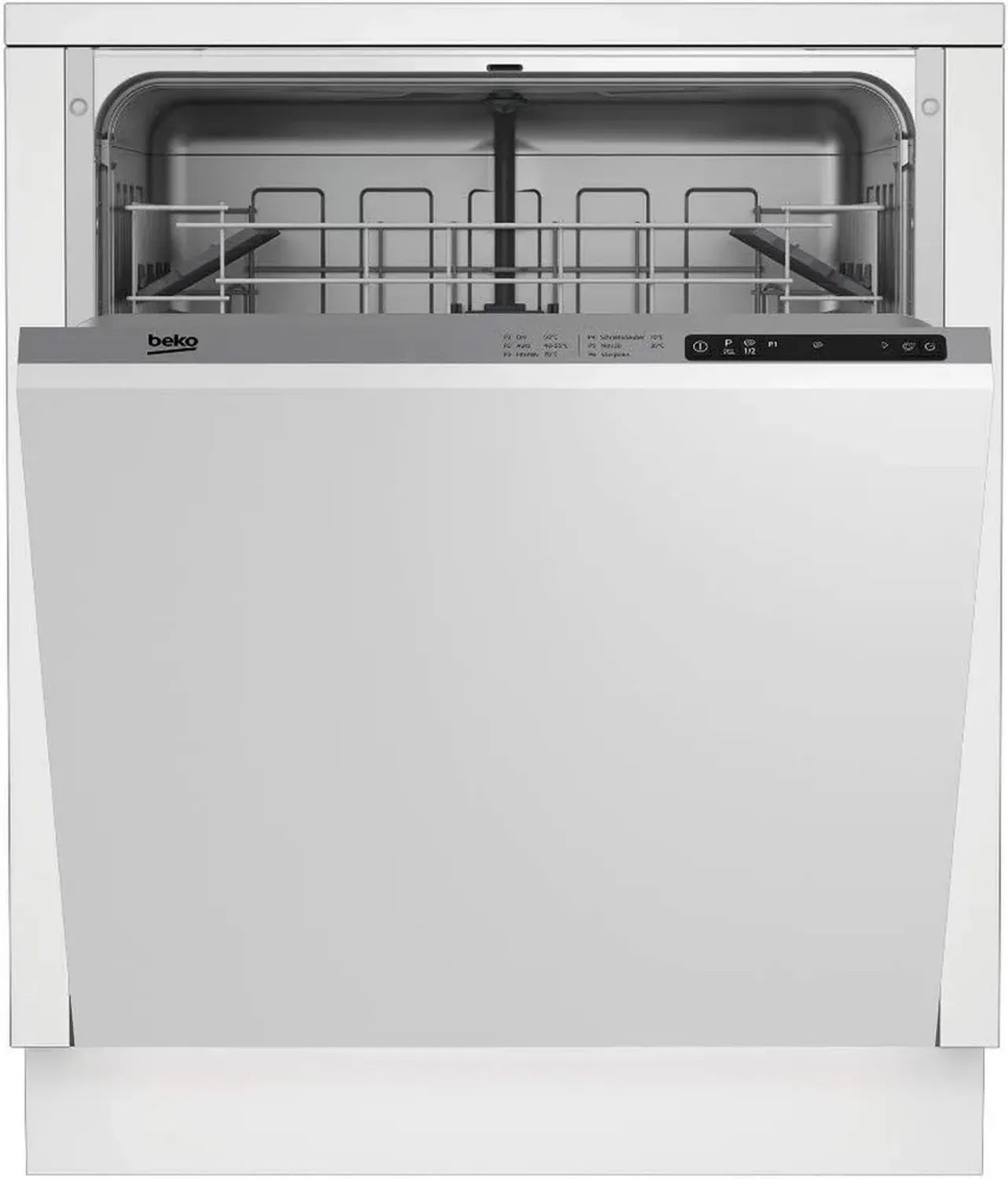 Beko Vollintegrierter Geschirrspüler, ConerIntense, 10 Jahre Motorgarantie, Schwarz, 81,8 x 59,8 x 55 cm
