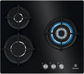 Electrolux KGE6633NOK 60 cm Gaskochfeld mit Wok-Zone, Sofortheizung & Sicherheitssystem
