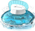 Kabelloser Poolroboter Winny 200 mit Akku, 75 Min. Laufzeit, Doppelfiltration, Automatisches Parken, Leichtes Design für Pools bis 60 m² (Blau-Transparent)