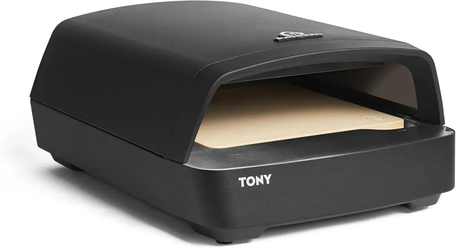 BURNHARD TONY Gas Pizzaofen 450 °C, Tragbar, 5,9 kW, mit Cordierit-Stein für Außenbereich