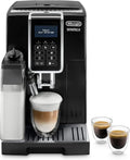 De'Longhi Dinamica ECAM 350.55.B Kaffeevollautomat mit LatteCrema, One-Touch-Cappuccino, Digitaldisplay, 1,8L Wassertank, Schwarz