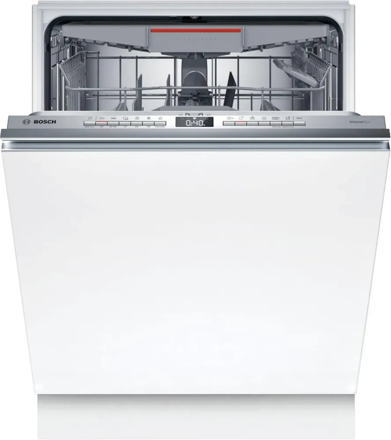 Bosch SMV4ECX24E Serie 4, Vollintegrierter Geschirrspüler, 60 cm, leise, EfficientDry, Besteckschublade, Rackmatic, AquaStop, Made in Germany