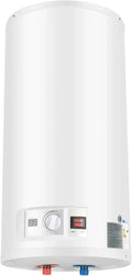 Digitaler Durchlauferhitzer 2000W, Elektrischer Warmwasserbereiter für Küche und Bad, 25-75°C, 80L, Weiß