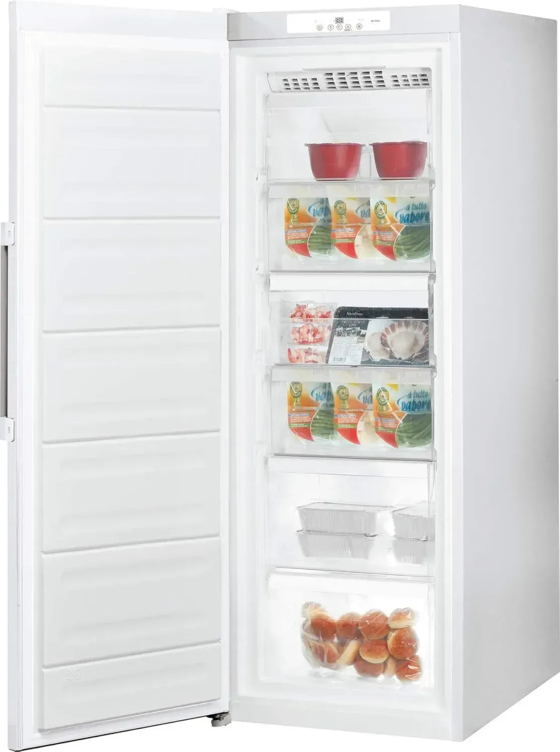 Privileg Gefrierschrank 266L NoFrost mit Maxi-Box und Supergefrierfunktion, Weiß