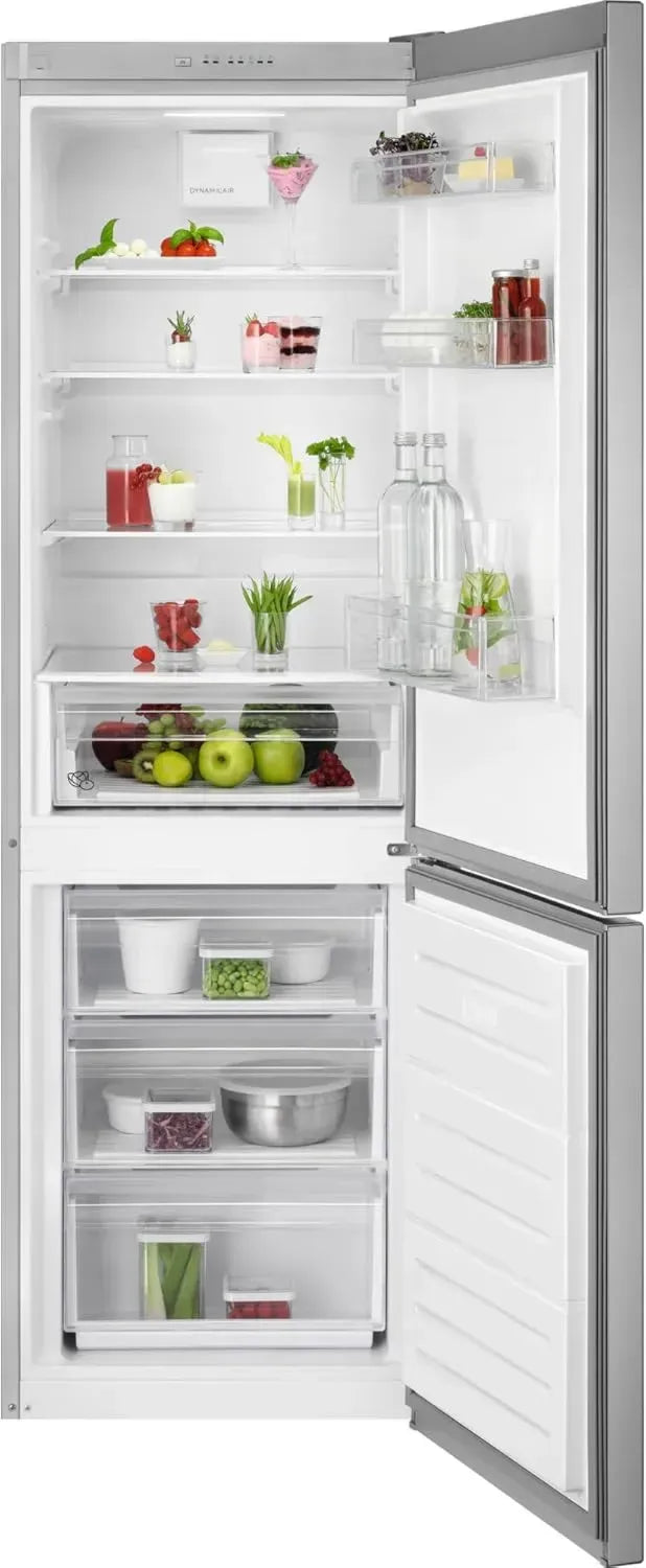 AEG 5000 Serie ColdSense Kühl-Gefrierkombination, 339L, Edelstahl, LowFrost, LED, Inverter-Kompressor