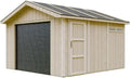 Hochwertige Motorrad- und Fahrradgarage 13 m² aus Smartside-Panels - Timbela M990B Gartenhaus