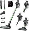 Kabelloser Vexilar Staubsauger, 60 Min Laufzeit, 550W Leistung, LED-Display, leise, für Hartböden und Tierhaare