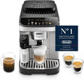 De'Longhi Magnifica Evo Kaffeevollautomat mit Milchaufschäumer, 7 Getränke auf Knopfdruck, Silber