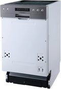Teilintegrierte Spülmaschine 45 cm mit LED-Display und 6 Programmen