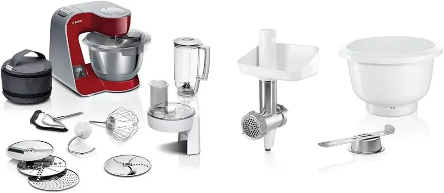 Bosch Küchenmaschine MUM5X720 mit Waage, Backzubehör und Fleischwolf