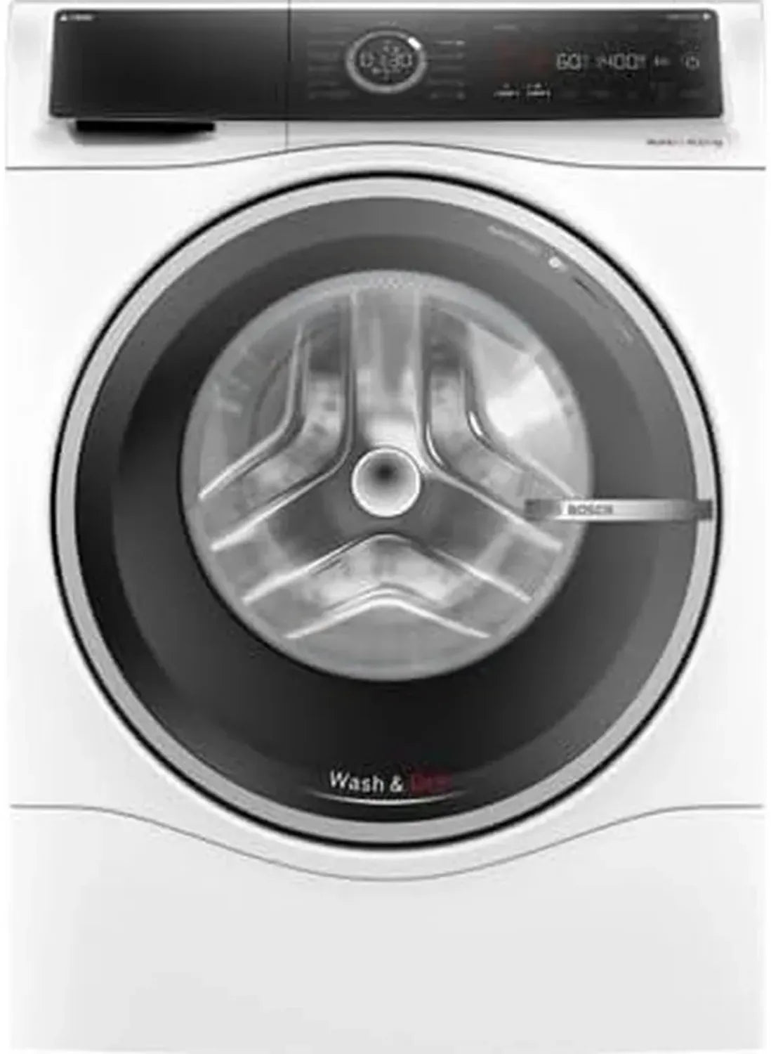 Bosch Serie 8 Waschtrockner, 10,5 kg, 1400 U/min, freistehend, Weiß