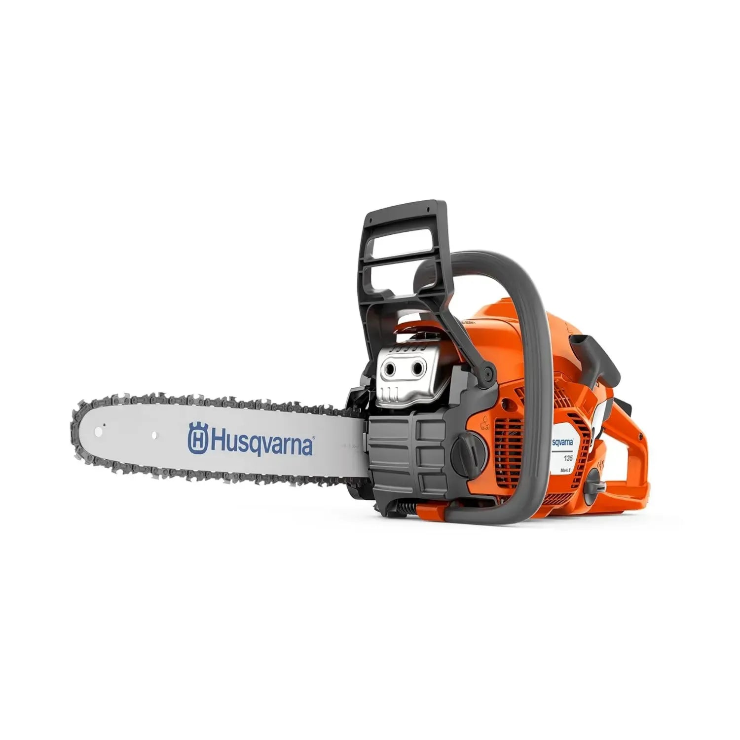 Husqvarna 135 Mark II Benzin-Motorsäge - 38ccm X-Torq Motor, 35cm Schwert, LowVib, Smart Start, Air Injection, ideal für Brennholz und Baumpflege