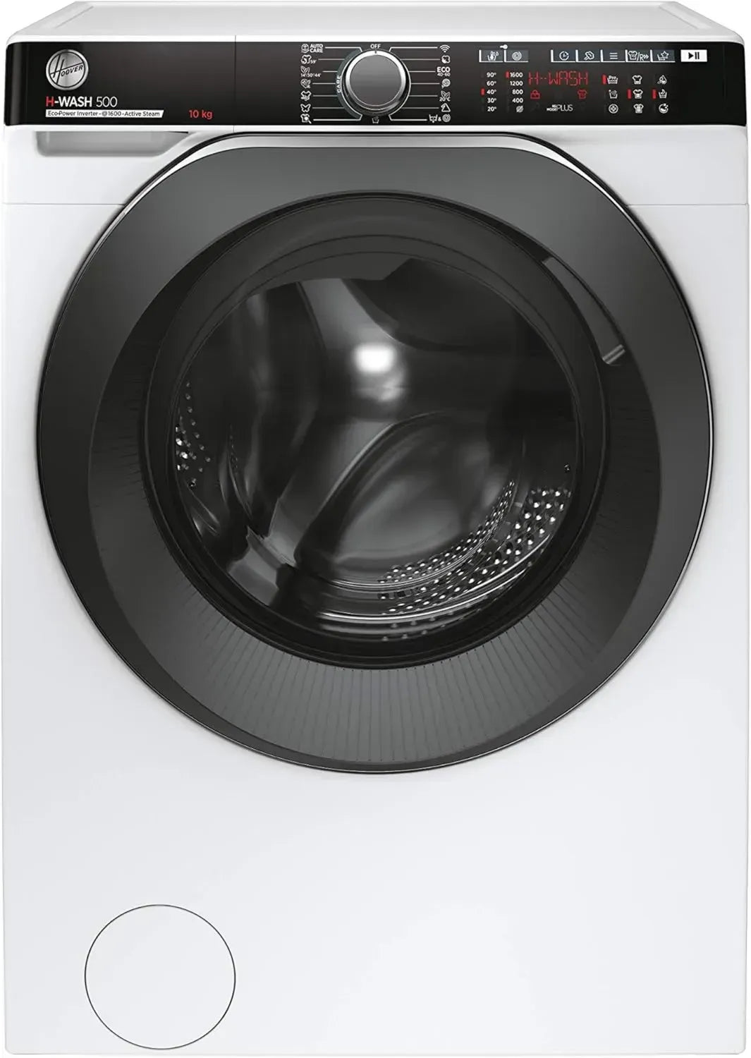 Hoover H-WASH 500 PRO Waschmaschine 10kg, 1600 U/Min, Eco-Power Motor, Auto Care, WLAN, Dampf- und Mengenautomatik