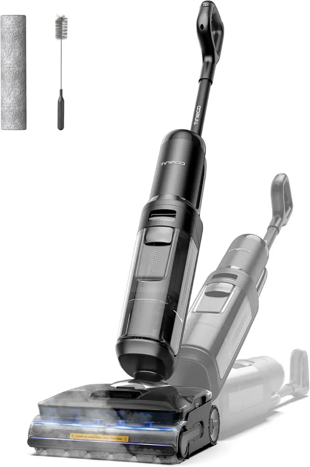 Tineco FLOOR ONE S7 Dampfsauger mit 160 °C HyperSteam, 80 Min Laufzeit, Anti-Tangle & FlashDry Reinigung
